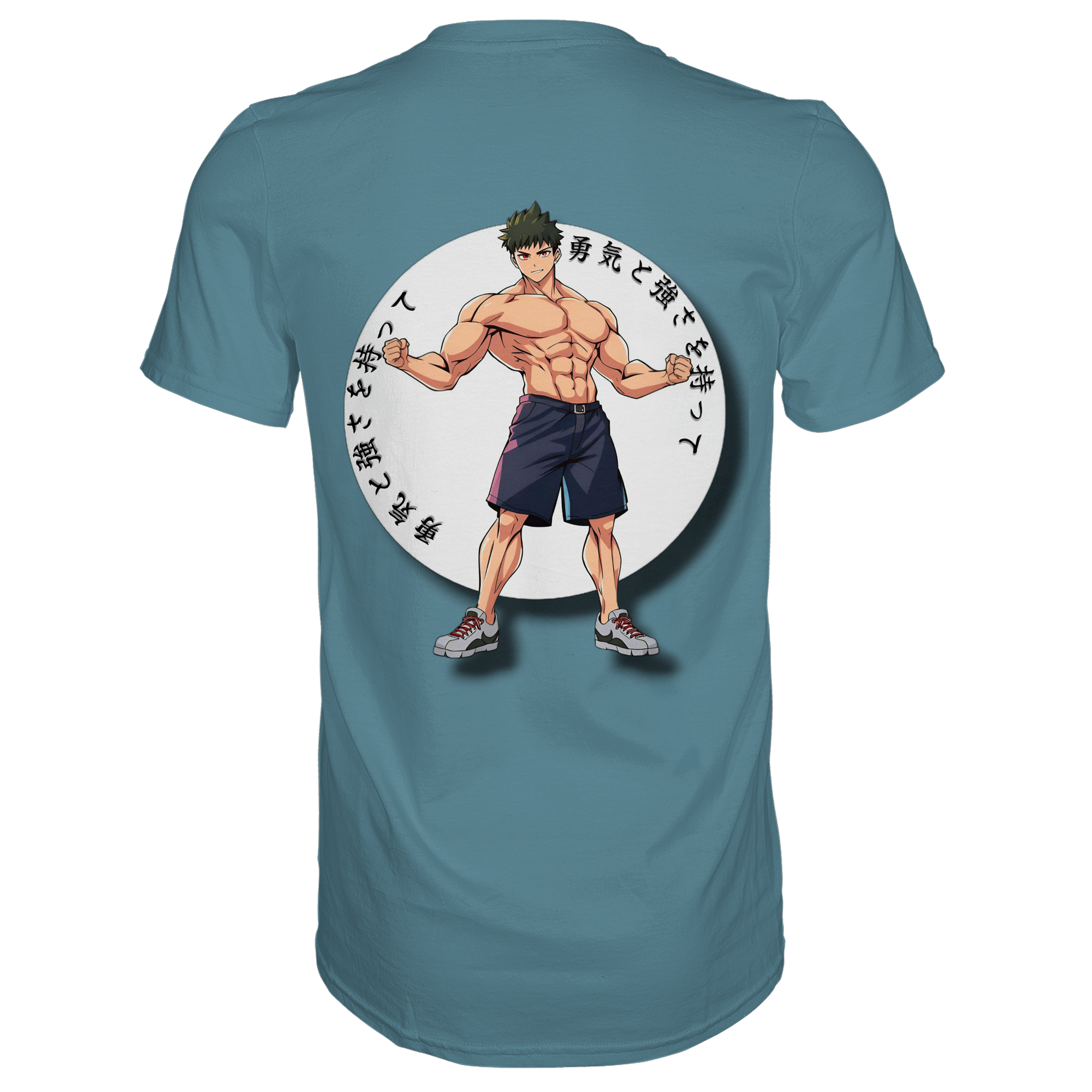 Panku - back logo - premium shirt